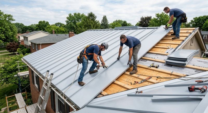 Aluminum Roof Installation in Elverson, PA
