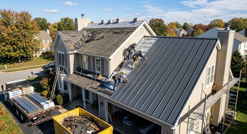 Aluminum Roof Replacement in Berwyn, PA