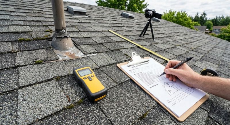 Asphalt Roof Inspection in Horsham, PA