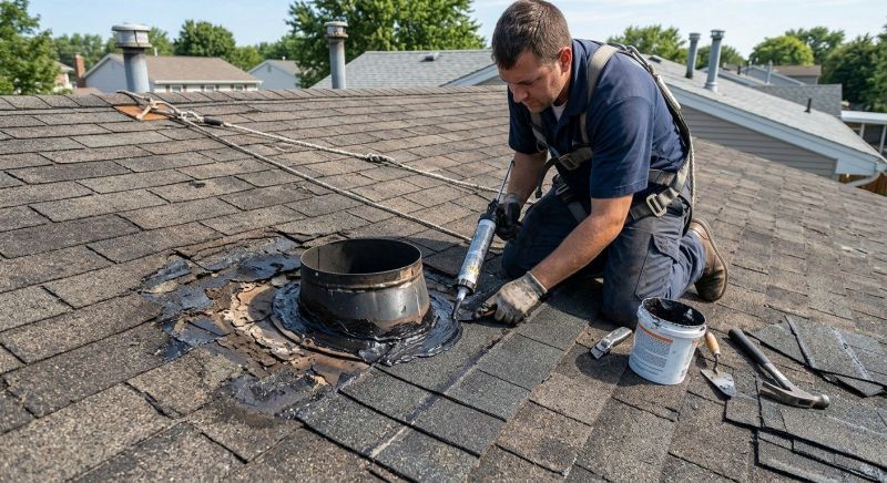 Asphalt Roof Leak Repair in Camden, NJ