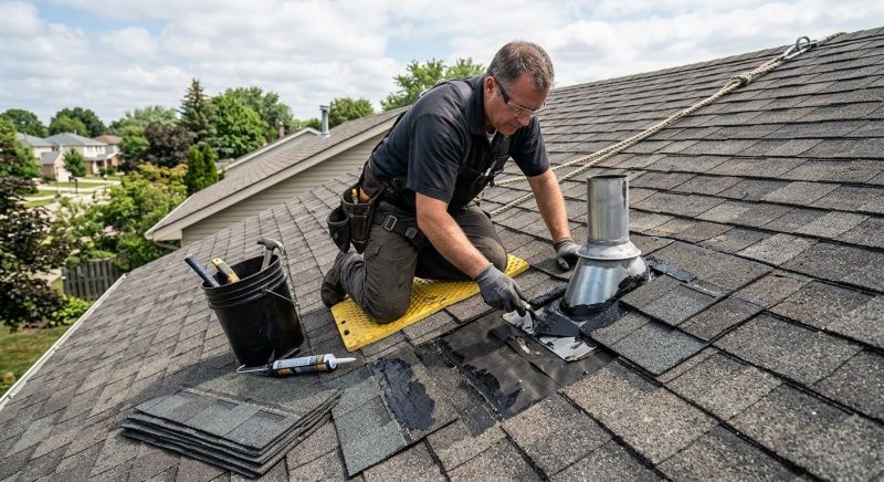 Asphalt Roof Leak Repair in Chalfont, PA