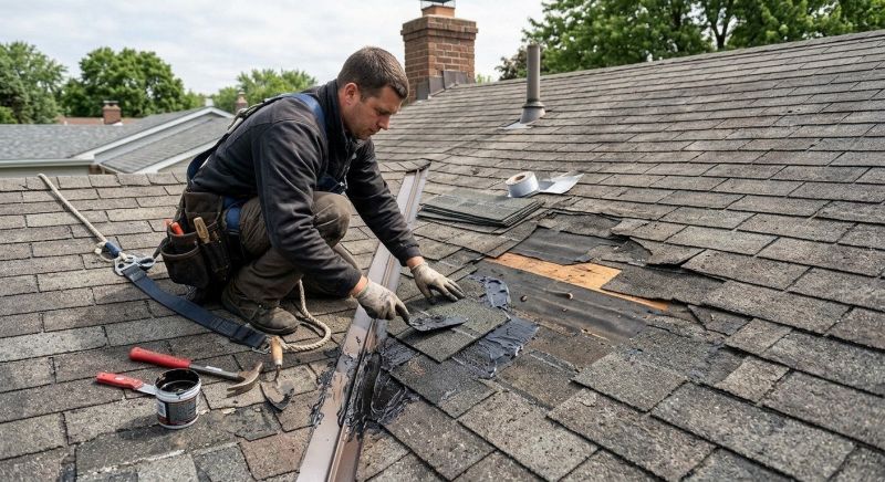 Asphalt Roof Leak Repair in Lansdale, PA