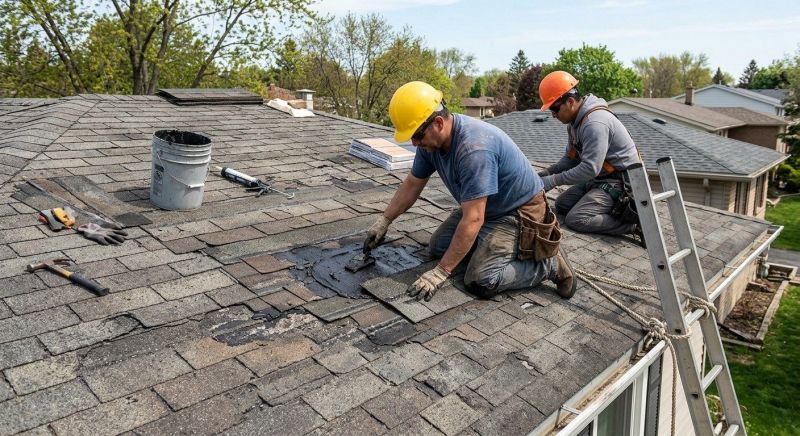 Asphalt Roof Repair in Gilbertsville, PA