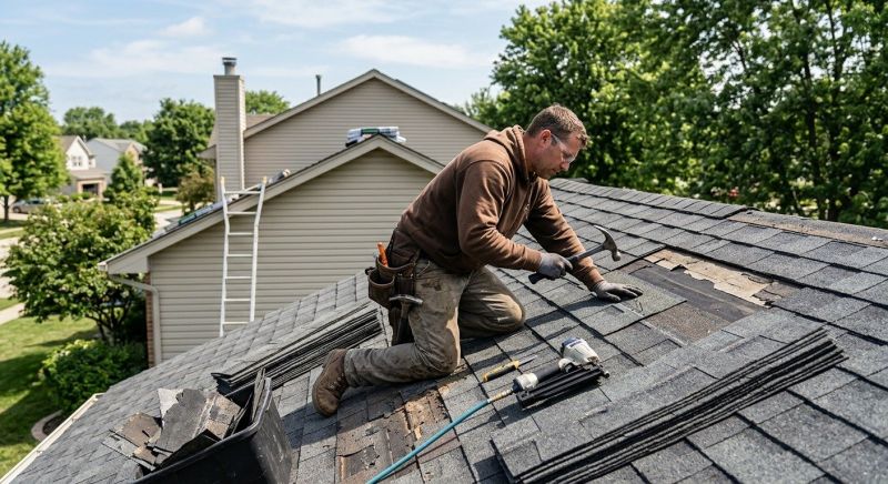 Asphalt Roof Repair in Huntingdon Valley, PA