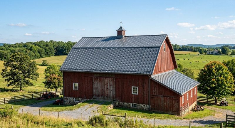 Barn Roof Replacement in East Greenville, PA