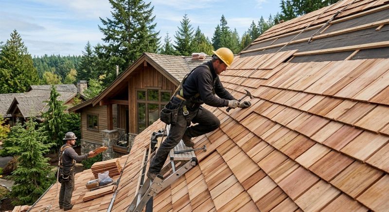 Cedar Roof Installation in Broomall, PA