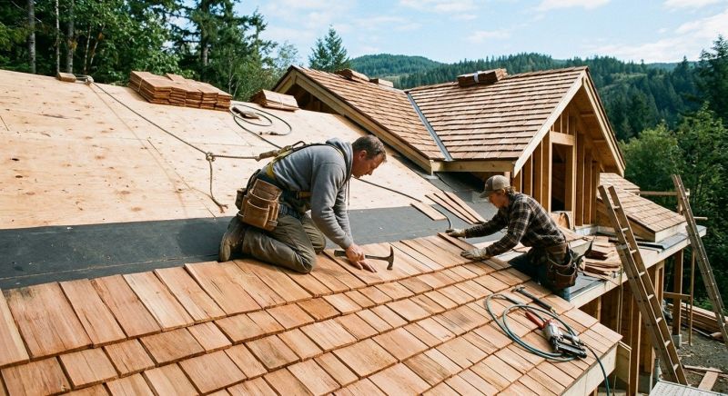 Cedar Roof Installation in Exton, PA