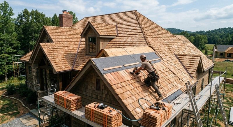 Cedar Shake Roof Construction in Chester County, PA