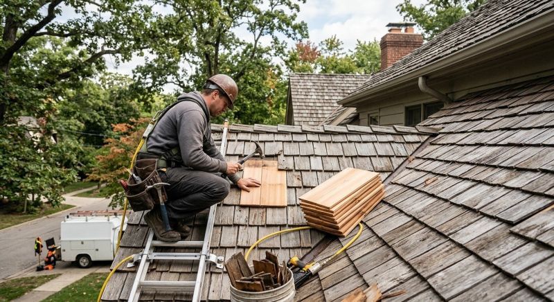 Cedar Shake Roof Repair in Drexel Hill, PA