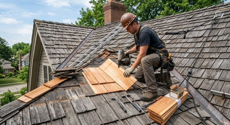 Cedar Shingles Repair in Broomall, PA