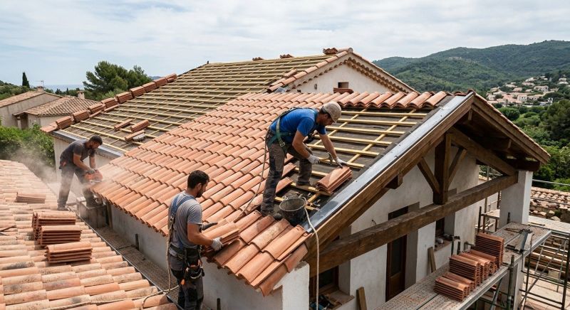 Clay Roof Installation in Bala Cynwyd, PA