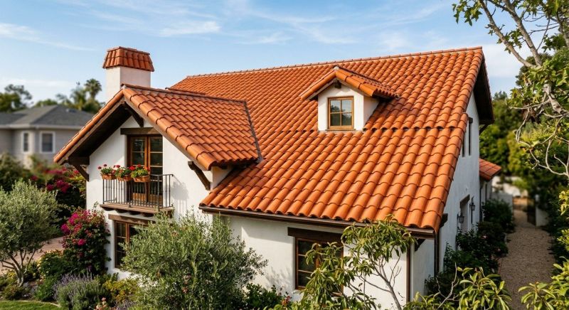 Clay Roof Installation in Chalfont, PA