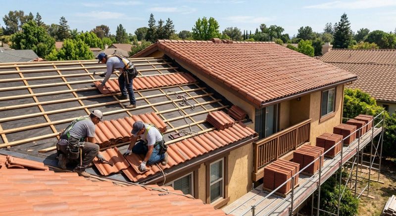 Clay Roof Installation in Lafayette Hill, PA