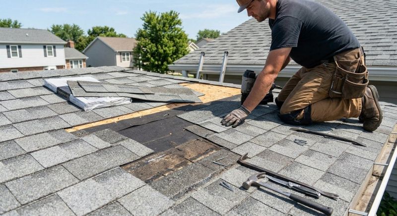 Composite Roof Repair in Collegeville, PA
