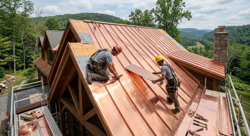 Copper Roof Installation in Collegeville, PA