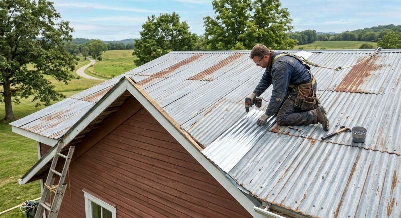 Corrugated Roof Repair in Hatboro, PA
