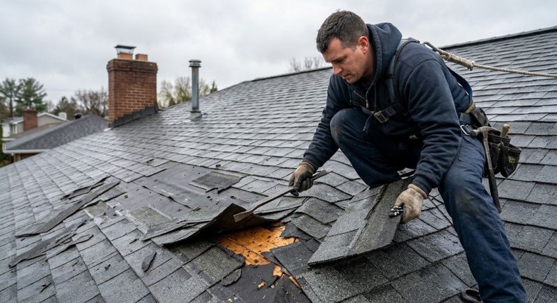 Damaged Roof Replacement in Ambler, PA