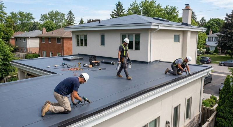 Epdm Roof Installation in Huntingdon Valley, PA