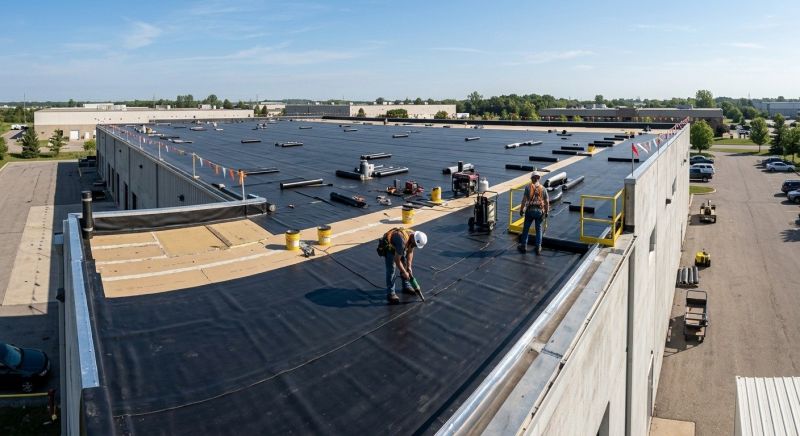 Flat Roof Installation in Aston, PA