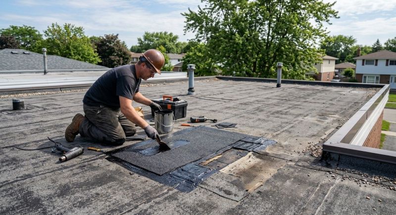 Flat Roof Repair in Gladwyne, PA