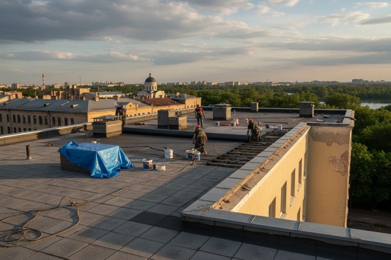 Flat Roof Replacement in Cheltenham, PA
