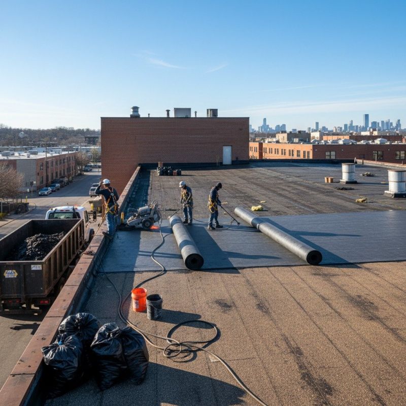 Flat Roof Replacement in Lansdowne, PA