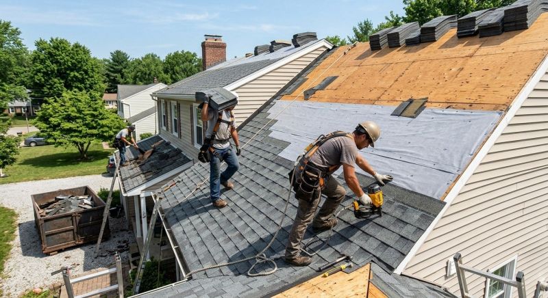 Hip Roof Shingle Replacement in Collegeville, PA
