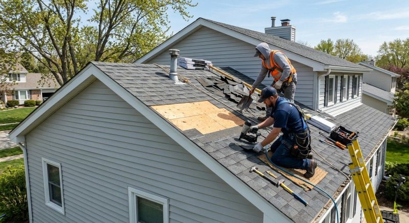 House Roof Repair in Lafayette Hill, PA