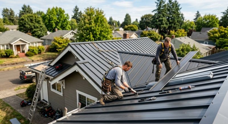 Metal Roof Repair in Lansdale, PA