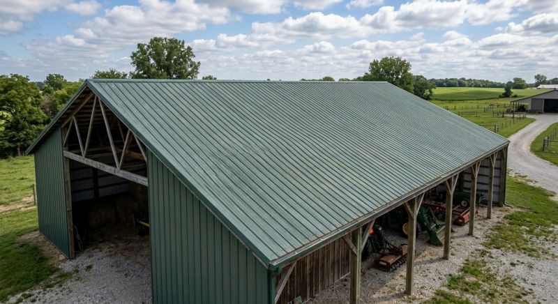 Pole Barn Roof Repair in Aston, PA
