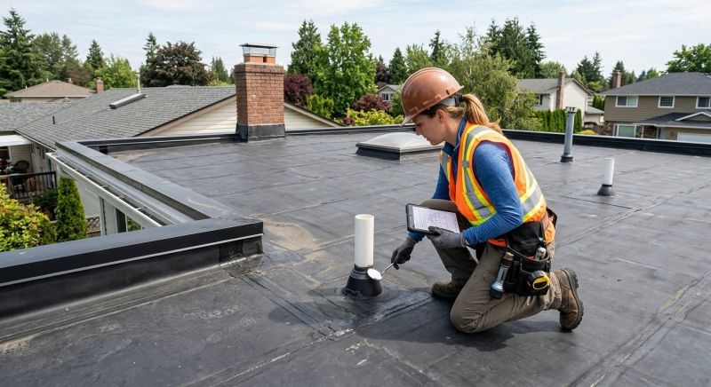 Roof Damage Inspection in Glen Mills, PA