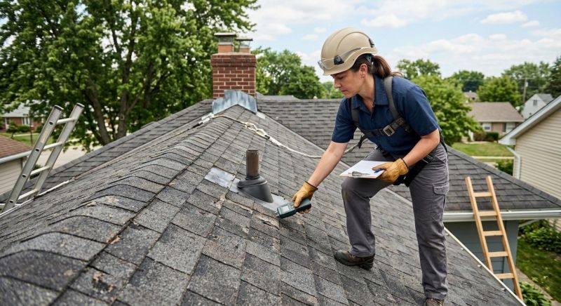 Roof Damage Inspection in Royersford, PA