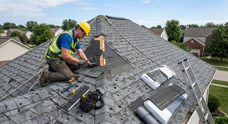 Roof Damage Repair in Aston, PA