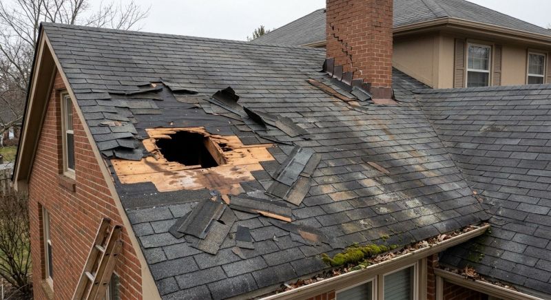 Roof Damage Repair in Aston, PA