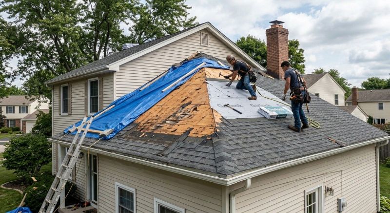 Roof Damage Repair in Lafayette Hill, PA