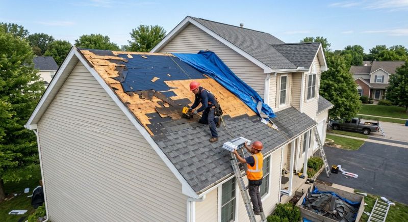 Roof Damage Restoration in Chester, PA