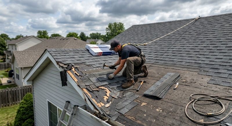 Roof Damage Restoration in Pottstown, PA
