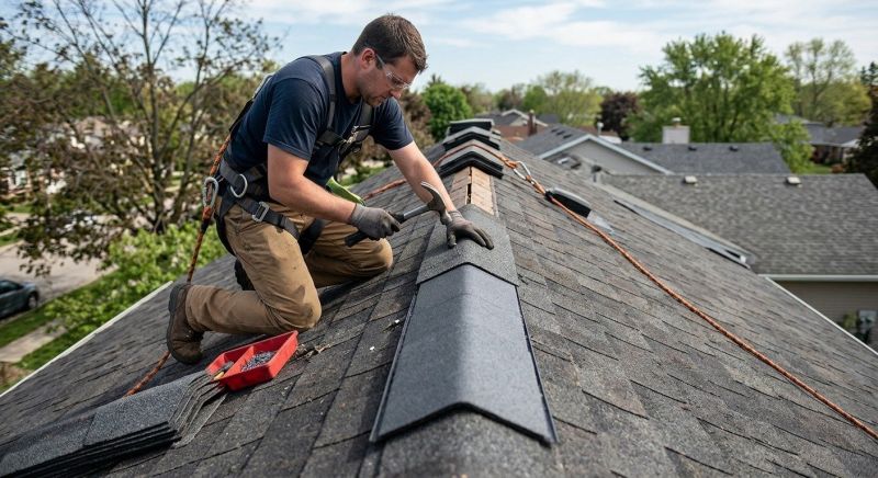 Roof Ridge Repair in Collegeville, PA