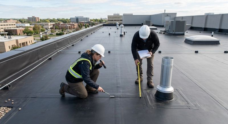 Rubber Roof Inspection in Collegeville, PA