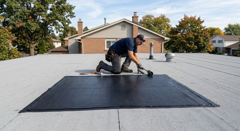 Rubber Roof Repair in Berwyn, PA