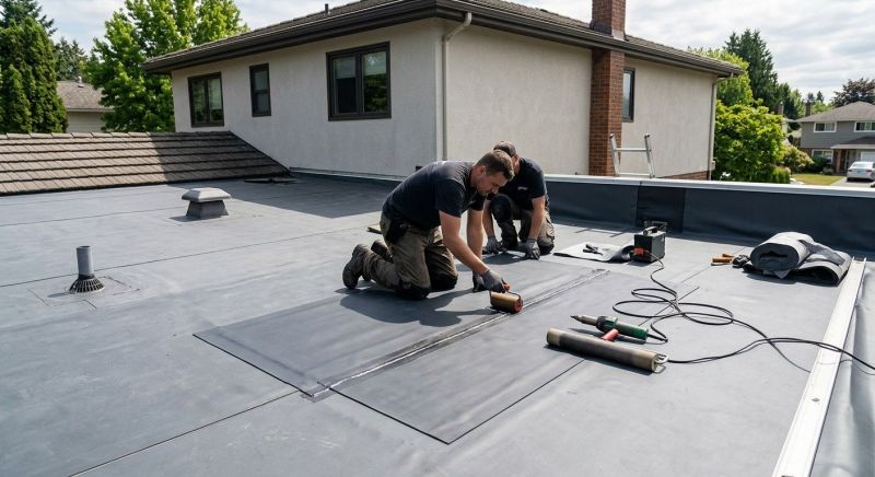 Rubber Roof Repair in Havertown, PA