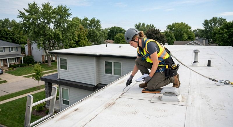 Single Ply Roof Inspection in Collegeville, PA