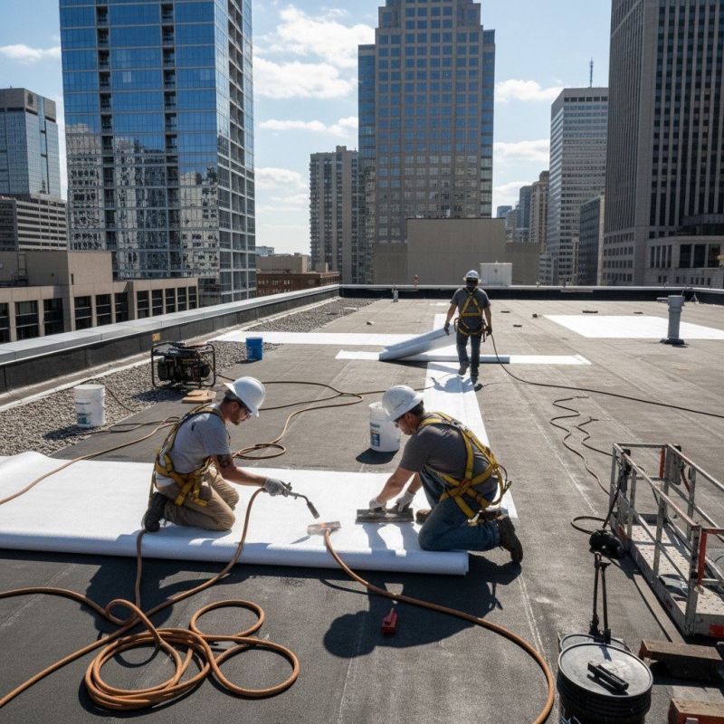 Single Ply Roof Repair in Chester County, PA