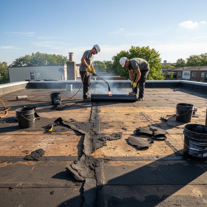 Single Ply Roof Repair in Doylestown, PA