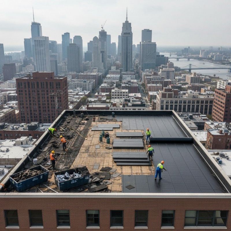 Single Ply Roof Replacement in Dresher, PA
