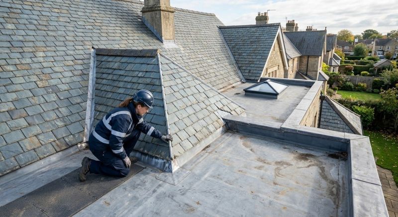 Slate Roof Inspection in Collegeville, PA