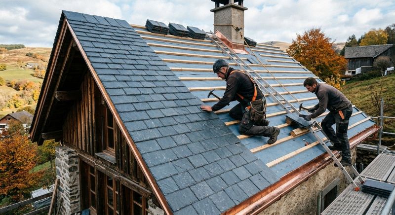 Slate Roof Installation in Horsham, PA