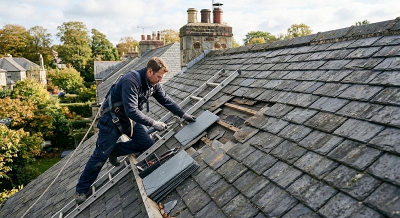 Slate Roof Repair in Downingtown, PA