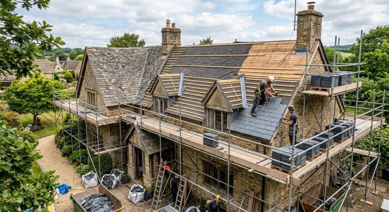 Slate Roof Replacement in Ambler, PA