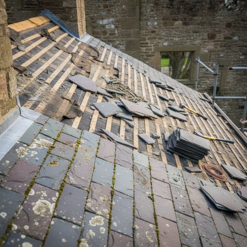 Slate Roof Replacement in Barto, PA